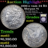 ***Auction Highlight*** 1896-o vam 24 R5 Morgan Dollar $1 Graded Select Unc By USCG (fc)