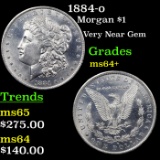 1884-o Morgan Dollar $1 Grades Choice+ Unc