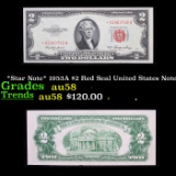 *Star Note* 1953A $2 Red Seal United States Note Grades Choice AU/BU Slider