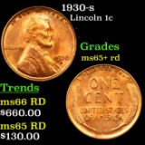 1930-s Lincoln Cent 1c Grades Gem+ Unc RD