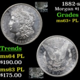 1882-s Morgan Dollar $1 Grades Select Unc+ PL