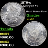 1879-o Morgan Dollar $1 Grades Select+ Unc