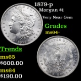 1879-p Morgan Dollar $1 Grades Choice+ Unc