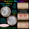 ***Auction Highlight*** Full solid date 1921-p Uncirculated Morgan silver dollar roll, 20 coins (fc)