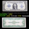 1923 $1 large size Blue Seal Silver Certificate, Signatures of Woods & White Grades vf++