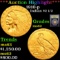 ***Auction Highlight*** 1910-p Gold Indian Quarter Eagle $2 1/2 Graded Select Unc By USCG (fc)