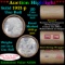 ***Auction Highlight*** Full solid date 1921-p Uncirculated Morgan silver dollar roll, 20 coins (fc)