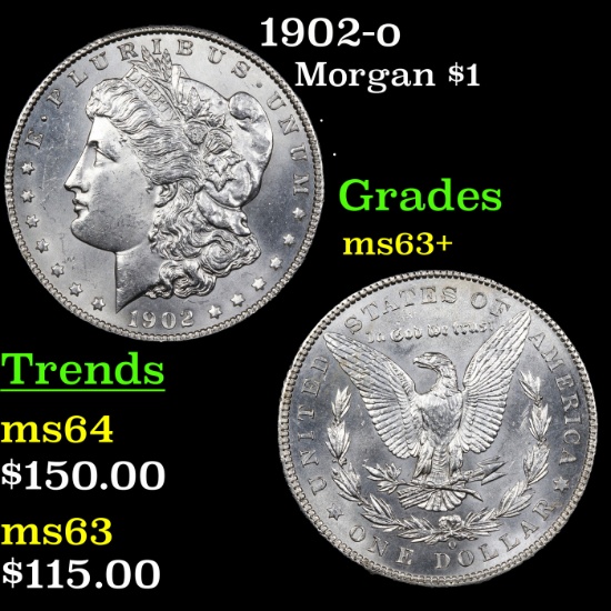 1902-o Morgan Dollar $1 Graded Select+ Unc