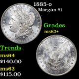 1885-o Morgan Dollar $1 Graded Select+ Unc