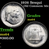1926 Sesqui Old Commem Half Dollar 50c Graded Choice Unc