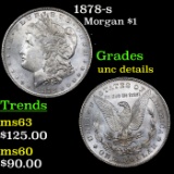 1878-s Morgan Dollar $1 Graded Unc Details