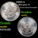 1883-o Morgan Dollar $1 Graded GEM Unc