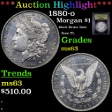 ***Auction Highlight*** 1880-o Morgan Dollar $1 Graded Select Unc By USCG (fc)