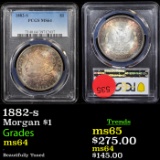 PCGS 1882-s Morgan Dollar $1 Graded ms64 By PCGS