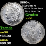 1890-o Morgan Dollar $1 Graded Choice AU/BU Slider