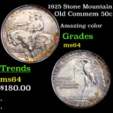 1925 Stone Mountain Old Commem Half Dollar 50c Graded Choice Unc