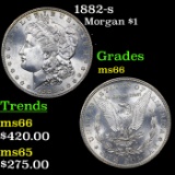 1882-s Morgan Dollar $1 Graded GEM+ Unc