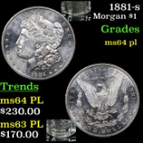 1881-s Morgan Dollar $1 Graded Choice Unc PL