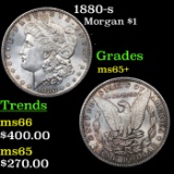 1880-s Morgan Dollar $1 Graded GEM+ Unc