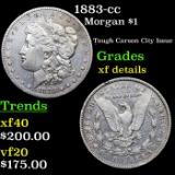 1883-cc Morgan Dollar $1 Graded xf details