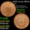 1864 Large Motto Two Cent Piece 2c Grades Select+ Unc BN