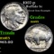 1937-p Buffalo Nickel 5c Grades GEM Unc