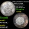 1896-p Rainbow Toned Morgan Dollar $1 Grades Choice+ Unc
