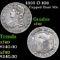 1833 O-106 Capped Bust Half Dollar 50c Grades xf