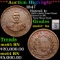 ***Auction Highlight*** 1847 Hawaii 1c Graded ms64+ bn By SEGS (fc)