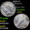 1923-d Peace Dollar $1 Grades Select Unc