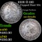 1829 O-110 Capped Bust Half Dollar 50c Grades AU Details