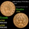 1863 Indian F-79-351a Civil War Token 1c Grades xf