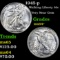 1945-p Walking Liberty Half Dollar 50c Grades Choice+ Unc