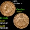1863 Indian Cent 1c Grades Select+ Unc