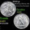 1943-p Walking Liberty Half Dollar 50c Grades GEM Unc
