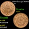 1864 Large Motto Two Cent Piece 2c Grades Select AU