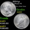 1924-p Peace Dollar $1 Grades Choice+ Unc