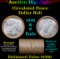 ***Auction Highlight*** Full solid Circulated Peace silver dollar roll, 20 coin 1926 & 'P' Ends (fc)