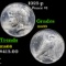 1923-p Peace Dollar $1 Grades GEM+ Unc