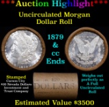 ***Auction Highlight*** 1879 & CC Uncirculated Morgan Dollar Shotgun Roll (fc)