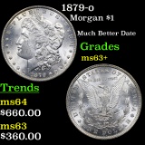 1879-o Morgan Dollar $1 Grades Select+ Unc