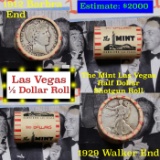 ***Auction Highlight*** Old Casino 50c Roll $10 Halves Las Vegas Casino The Mint 1912 Barber & 1929