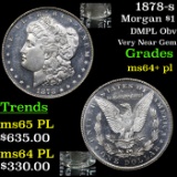 1878-s Morgan Dollar $1 Grades Choice Unc+ PL