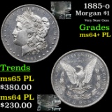 1885-o Morgan Dollar $1 Grades Choice Unc+ PL