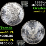 1888-o Morgan Dollar $1 Grades Select Unc+ PL