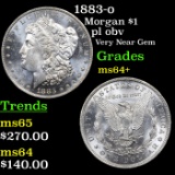 1883-o Morgan Dollar $1 Grades Choice+ Unc