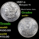 1887-o Morgan Dollar $1 Grades Choice AU/BU Slider+