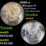1880-s Morgan Dollar $1 Grades Choice+ Unc