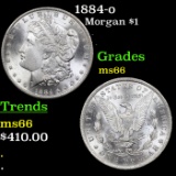 1884-o Morgan Dollar $1 Grades GEM+ Unc