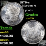 1879-s Morgan Dollar $1 Grades GEM+ Unc